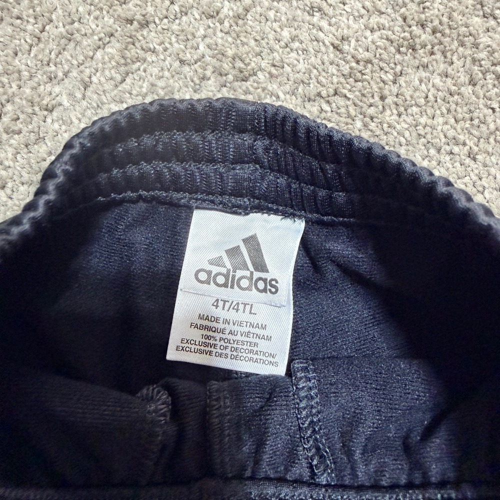 Nike Dri-FIT & Adidas Boys Track Pants Bundle Black Blue Yellow Size 4T 4/XS - Picture 5 of 6